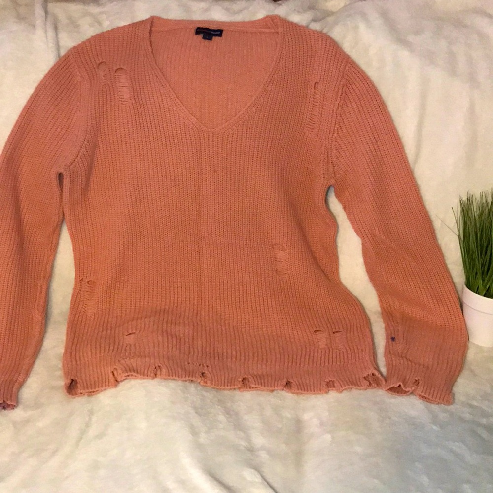 Distressed Sweater
